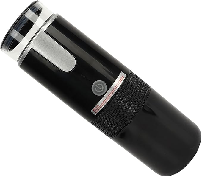 Portable Coffee Machine Handheld Coffeemaker for Espresso &amp Ground Coffee with 1200mAh Battery TypeC Charging Travel Camping Hiking