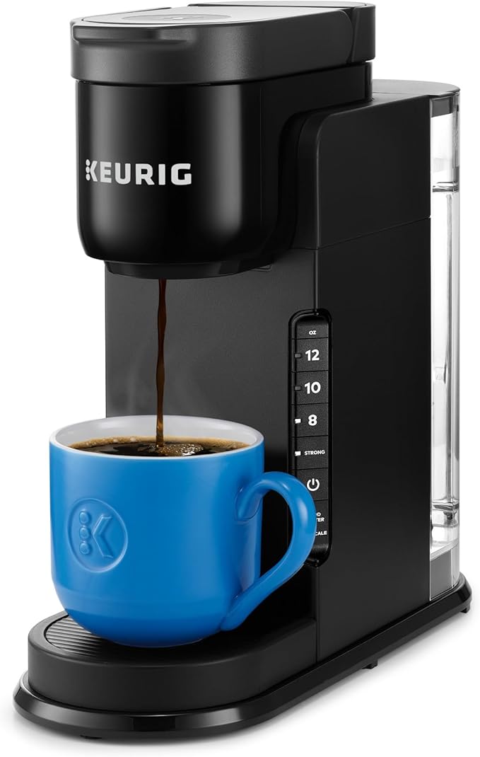 Keurig K-Express Single Serve K-Cup Pod Coffee Maker 3 Brew Sizes Strong Button Feature 42oz Removable Reservoir Black