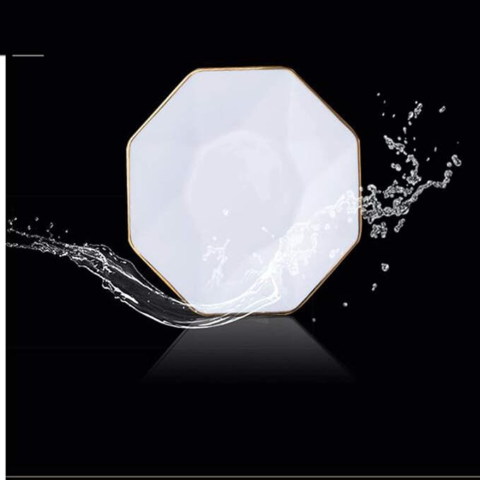Dinnerware Set Plate Set Shallow Porcelain Plates Set Serving Dinner Bread Butter Dinner Dessert Snack Phnom Penh Around Light Elegant Luxury in Case of Be Used to RefrigeratorBB