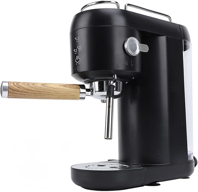 AYNEFY Espresso Machine 20 Bar Coffee Maker with Portafilter Tamper Compact Coffee Machine 1400W Intelligent Temperature Control Milk Frother Coffee Machine for Cappuccino (US Plug 110V)