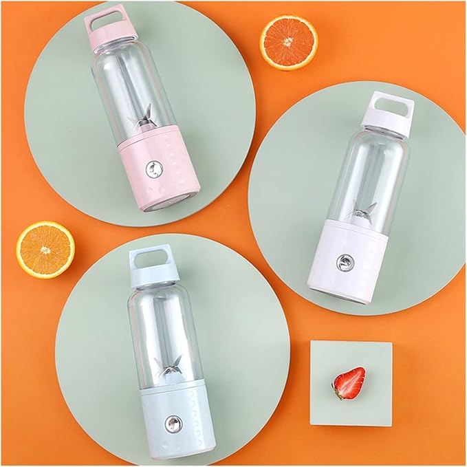 Portable Ice Breaking Electric Juice Cup Small Juice Cup Household Juicer Portable Juice Blender (A USA_7.4V)