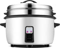 Commercial Large Rice Cooker &amp Food Warmer8-45L Large Rice Cooker with Nonstick Inner PotFast Cooking and 24-Hour Keep Warm Rice Cooker28L28L