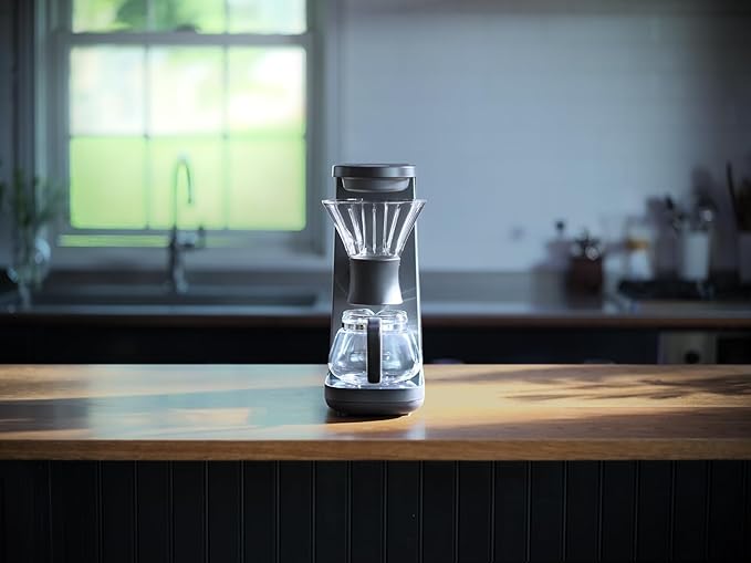 Tiger Hybrid Automatic Coffee Maker - Pour Over Coffee Maker &amp Immersion Brewing Coffee Machine Innovative Design for Outstanding Brew Black 6 Cup 24 ounce 0.72L