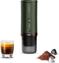 CERA+ Portable Espresso Machine 5-8 Cups per Charge Self-Heating 20 Bar NS Pods &amp Ground Coffee CERApresso Electric Travel Coffee Maker for Outing Working Camping