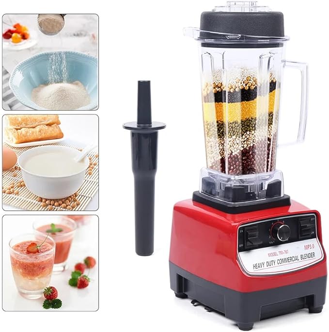 Commercial Vacuum Blender High Speed 27000 Rpm Smoothie Maker Countertop Blender For Smoothie Nut Milk Hot Soup Baby Food 2l Capacity