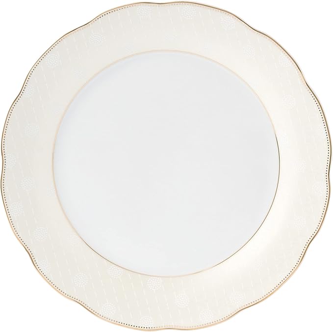 Stylish and Elegant 24 Pieces Porcelain Dinnerware Set Service for 4 People for Hosting Parties and Events - Tova 24 Piece Wavy