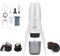 Portable Electric Espresso Machine 3-in-1 Self-Heating Coffee Maker for Travel &amp Camping 19 Bar Pressure Compatible with Ground Coffee &amp NE-SPRESSO/Do-lce Guto Pods Bright White