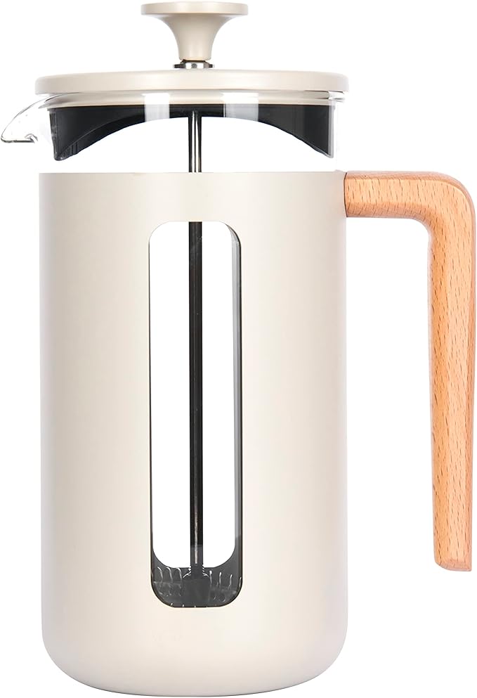 La Cafetière Pisa Stainless Steel Cafetière Eight Cup Latte Gift Boxed