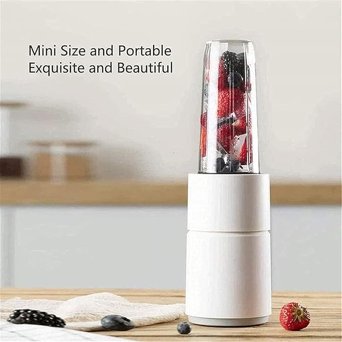 Personal Countertop Blender - Portable Blender for Milkshake Fruit Vegetables Drinks Smoothie Small Mini Food Blenders Processor Shake Mixer Maker with 1 * 450ML Travel Cup