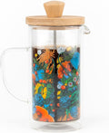 Rasa 350ml French Press Coffee Maker | Heat Resistant Double-Walled Borosilicate Glass | BPA Free | 100% Plastic-Free