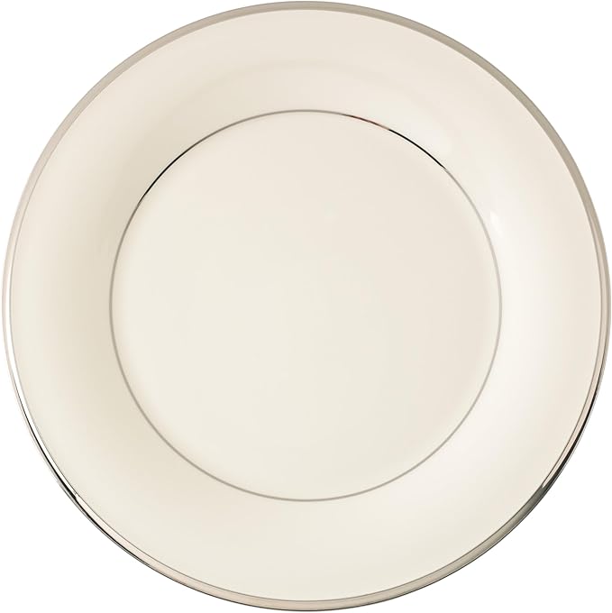 Lenox Solitaire Dinner Plate ivory/platinumWhite