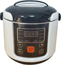 2L Mini Rice Cooker 2-4 People Travel Rice Maker with Removable Nonstick Pot Steaming Basket Measuring Cup Rice Paddle for Car Road Trip Camping (12V)