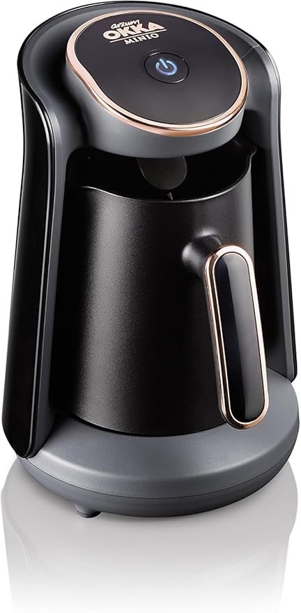 Turkish Greek Coffee Maker Preparing Ground Coffee Beans - Gergeous Hard Flavor -220 Volt Working - 6 Months Warranty