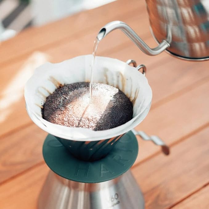 Hario Outdoor V60 Metal Dripper 02 Silver