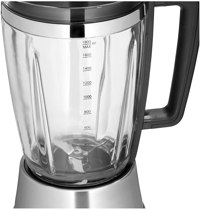 WMF Kult Pro Blender 25000 rpm 1400 Watt Glass Container 1.8 L Mixer Powerful Mixer Smoothie Ice Crush and Interval Function