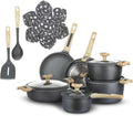 Evolution Non-stick Pan Set for Induction - Pans for Induction and All Types of Cooktops. (15 Pieces)