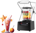Blender Smoothie MachineSuper Quiet Commercial Blender with Soundproof Enclosure2200W5 Functions for Smoothies for ShakesSmoothiesFood Prepand Frozens Blending