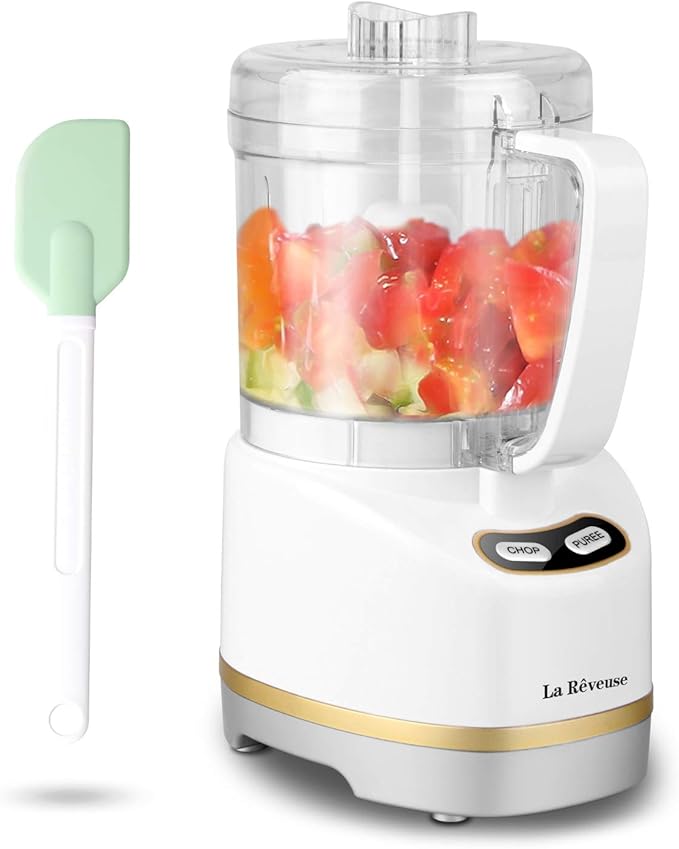 La Reveuse 400W Stainless Steel Smoothie Blender + La Reveuse 2-Cup Small Food Processor