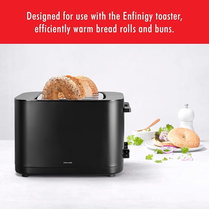 ZWILLING Enfinigy Toaster Bun Warmer - Short - Black