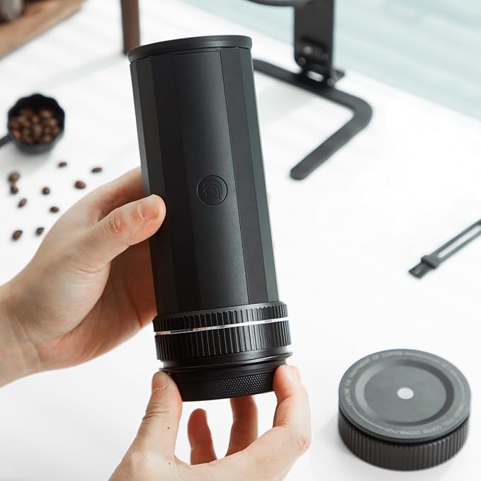zeroHero Portable Espresso Machine 20Bar Pressure &amp USB-C Rechargeable for Rich Crema Ideal for Travel Camping Office &amp Home with Self-Heating System