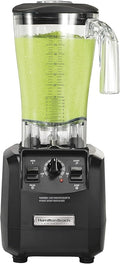 Hamilton Beach Commercial HBH550 The Fury Blender 3 hp 2 Speeds Pulse 64 oz./1.8 L Cutter Assembly Polycarbonate Container 18.04 Height 8.89 Width 8.07 Length Black