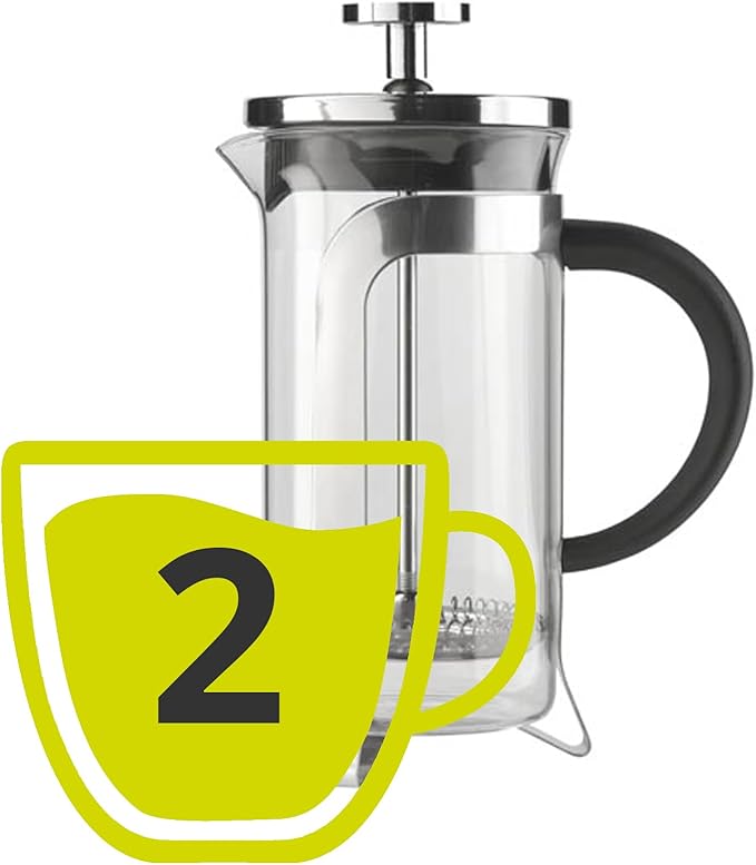 Leopold Vienna Coffee Maker 350ml 8 x 12.4 x 17 cm Silver