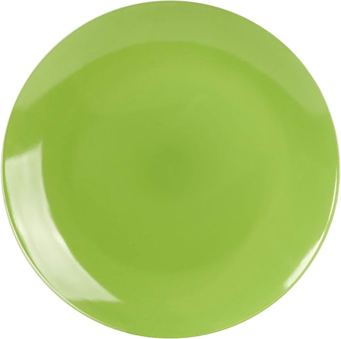 Stoneware Coupe Shape Salad Plate - 8 inch - Set of 6 Very Rose 6 Assorted Colors