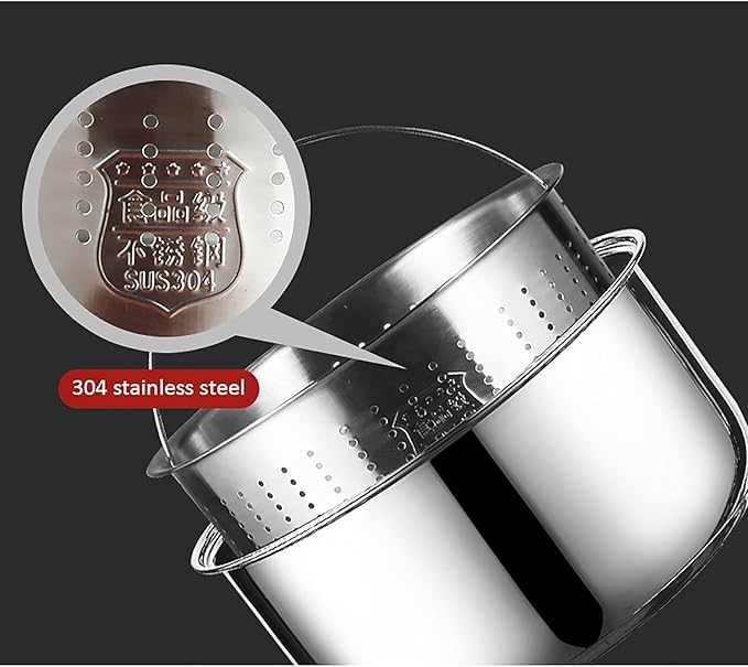 Household Low-Sugar Rice Cooker Household 304 Stainless Steel Inner 24H Reservation Soup Separation Rice Cooker For 2-7 People(5L)