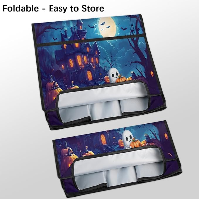 cfpolar Kitchen Aid Mixer Cover Compatible with 6-8 Quarts Halloween Ghosts Castle Pumpkin Stand Mixer Cover Kitchen Aid Mixers Accessories Appliance Organizer Bag Dust Covers with Zipper Pocket