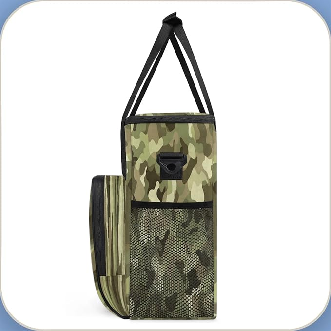 Camouflage Army Green Coffee Maker Carrying Bag for Keurig K-Mini or K-Mini Plus Storage Portable Coffee Maker Travel Bag