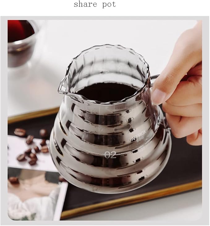JITEM Cafetera long Spout Pot Ice Dripper Maker Manual Household Drip Coffee Hand-Brewed Cold Brew Pot with Filter Tabletop Coffee Maker for Coffee or Tea