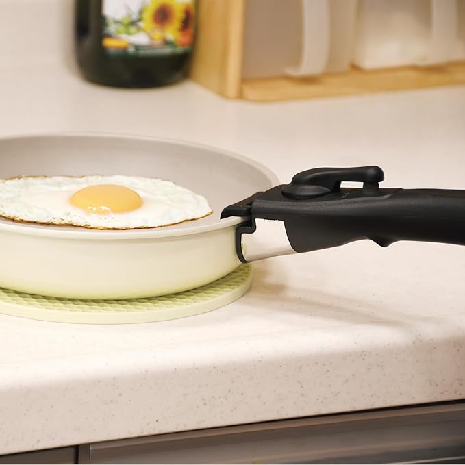Pearl Metal Frying Pan Set Dedicated Handle Safe Double Lock Cookware Handle Tortino HC-697