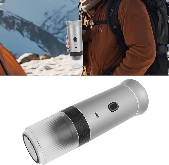 Portable Mini Coffee Maker Automatic Capsule Machine One Touch Performance for Travel Home Office