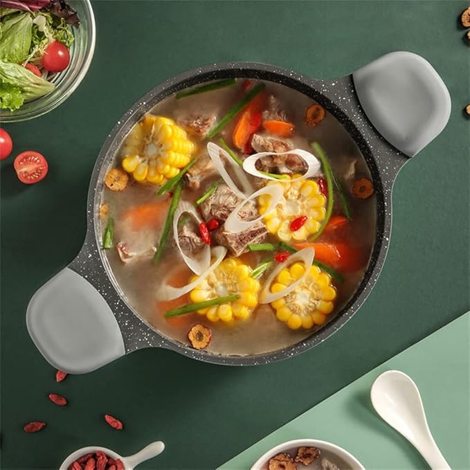 Kitchen Non-Stick Pot Set Camping Multi-Function Rice Cooker Milk Pot Cookware Set with Lid Cooker Pot Kitchen Utensils