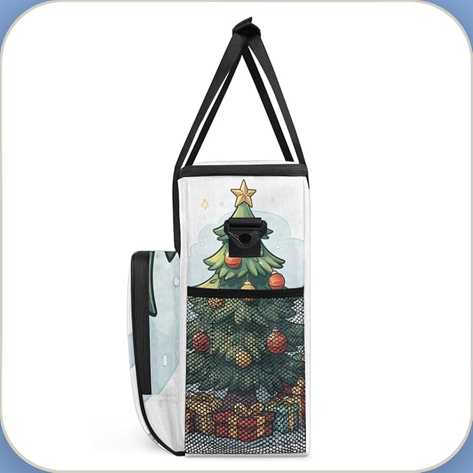 Magic Tree Coffee Maker Carrying Bag Christmas Gift Travel Storage Bag Compatible with K-Mini or K-Mini Plus Single Serve Coffee Brewer Carrying Case with Multiple Pockets &amp Shoulder Strap