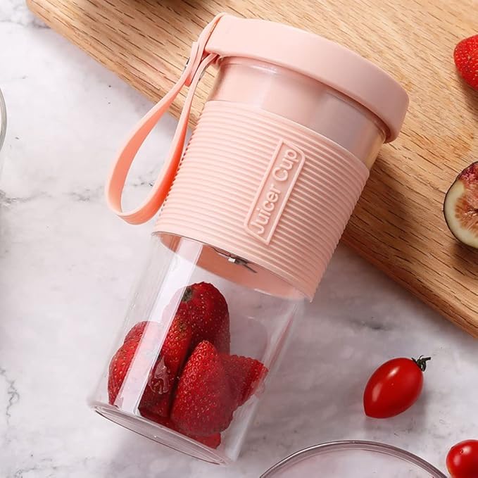 Portable Blender Personal Mini Juice Blender USB Rchargeable Juicer Cup Blender Home/Office/Outdoors (Color : Green)