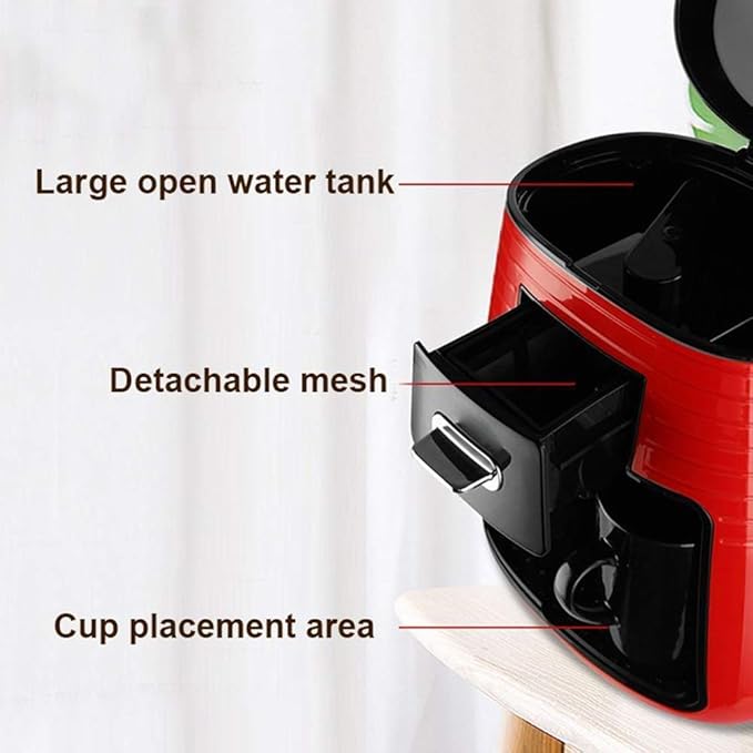 Coffee Pot Electric Tea Glass Steam Home Multifunction Coffee Machine