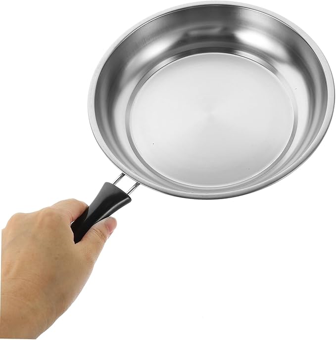 1Set Stainless Steel Cookware Set Kitchen Frying Pan and Stockpot for Induction Cooking Multi Functional Cookware for Home and Restaurant Use Stylish and Design