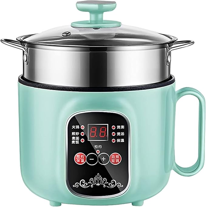 Household Electric Rice Cooker Household All-in-one Rice Cooker/Frying Pan/Wok/Soup Pot Non-Stick Inner Pot For 1-2 People(Style 4)