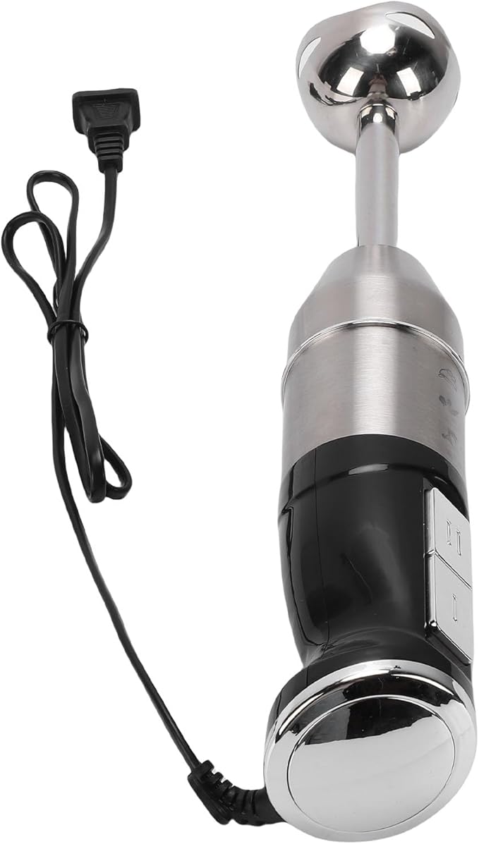 Immersion Hand Blender Electric 400W Powerful Stainless Steel Stick Mixer with Adjustable Speed for Smoothies Soups Purees Easy Detachable Design Perfect for Kitchen Cooking