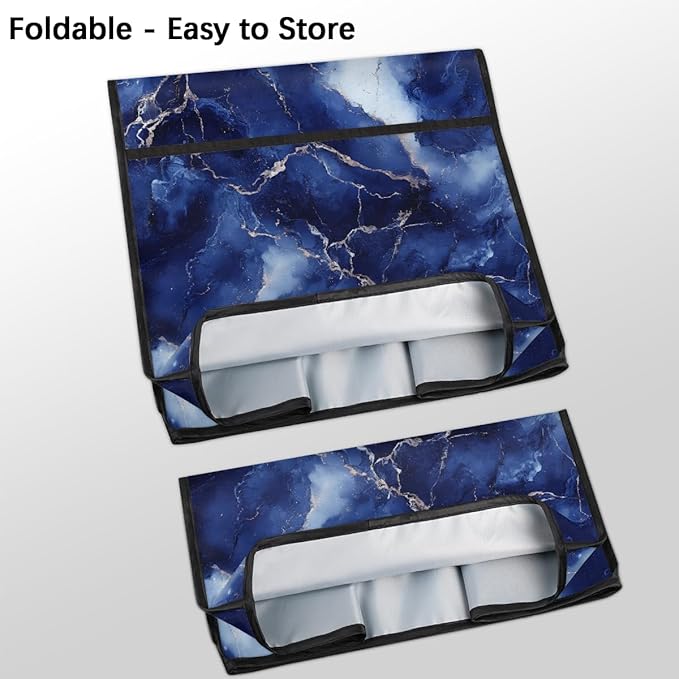 cfpolar Kitchen Aid Mixer Cover Compatible with 6-8 Quarts Blue Marble Pattern Stand Mixer Cover Kitchen Aid Mixers Accessories Appliance Organizer Bag Dust Covers with Zipper Pocket