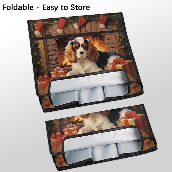 cfpolar Kitchen Aid Mixer Cover Compatible with 6-8 Quarts Christmas Hat Dog Xmas Stand Mixer Cover Kitchen Aid Mixers Accessories Appliance Organizer Bag Dust Covers with Zipper Pocket