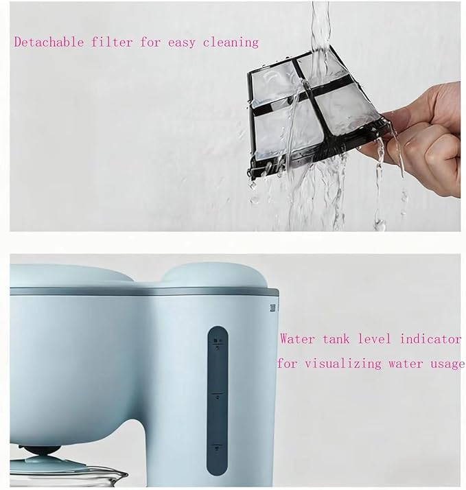 Multifunctional coffee machine can brew iced coffee can be used with travel mug detachable water tank with power cord storage function suitable for travel camping office home use