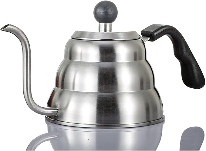 Liudan Coffee Maker Coffee Pot Drip Kettle Pour Over Coffee Pot Swan Long Neck Stainless Steel Thin Mouth Gooseneck Cloud Drip Kettle 1L / 1.2L Coffee Press (Color : 1.0L)
