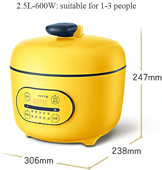 Rice Cooker 5-Layer Gathering Energy Non-Stick Inner24H Reservation Rice Cooker for Family Dormitoryfor 1-3 People
