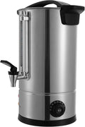 Commercial Coffee Urn 110V Coffee Percolator Commercial Coffee Maker Stainless Steel Coffee Maker Hot Water Beverage Dispenser Electric Coffee Urn For Catering Wedding Party (8L/2.11Gal)
