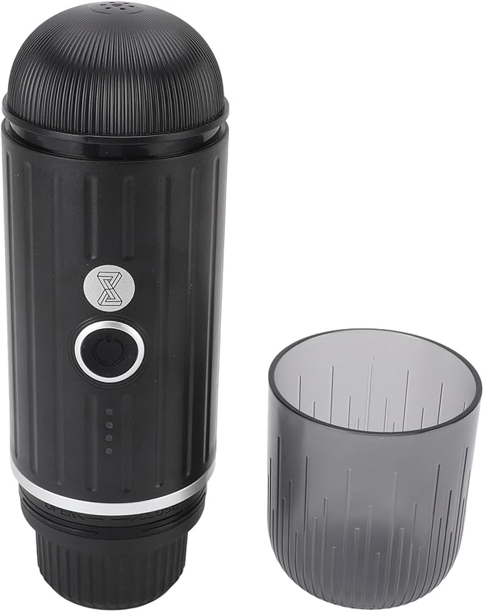 EBTOOLS Portable Espresso Machine Electric Coffee Maker with 7800mAh Battery and Type C Charging Compatible with Ground Coffee and Capsules for Travel Camping Office