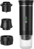 Fast Heating Cordless Coffee Machine 7500mAh Water Tanks USB Charging Suitable for Espresso Cappuccino Outdoor Home Use Digital Coffee Machine