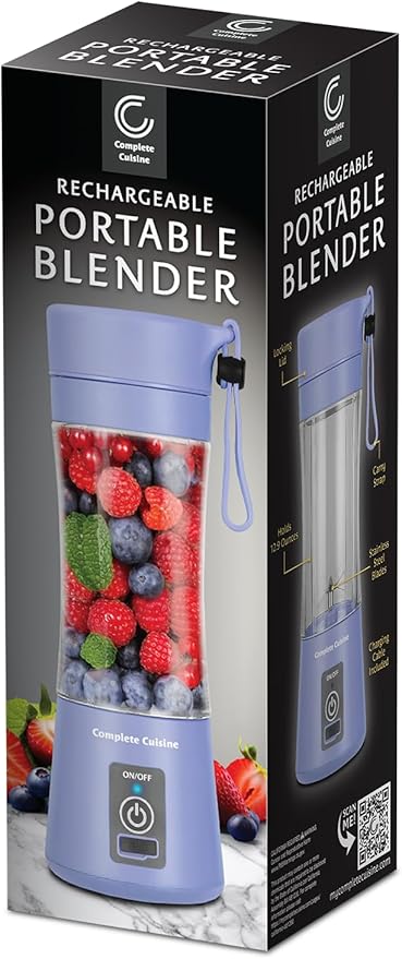 Rechargeable Portable Blender Lavender
