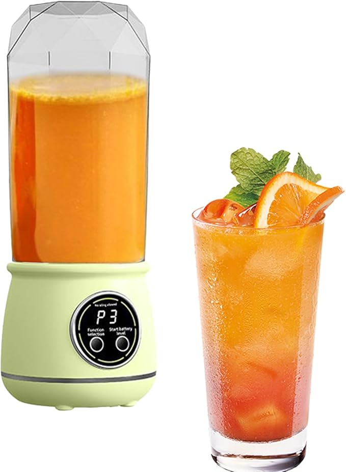 Personal Blender With Portable &amp Cordless 550ml Cordless Fruit Blender Travel Smoothies Maker Leakproof Material For Fruits Vegetables Travel Office Gym Camping